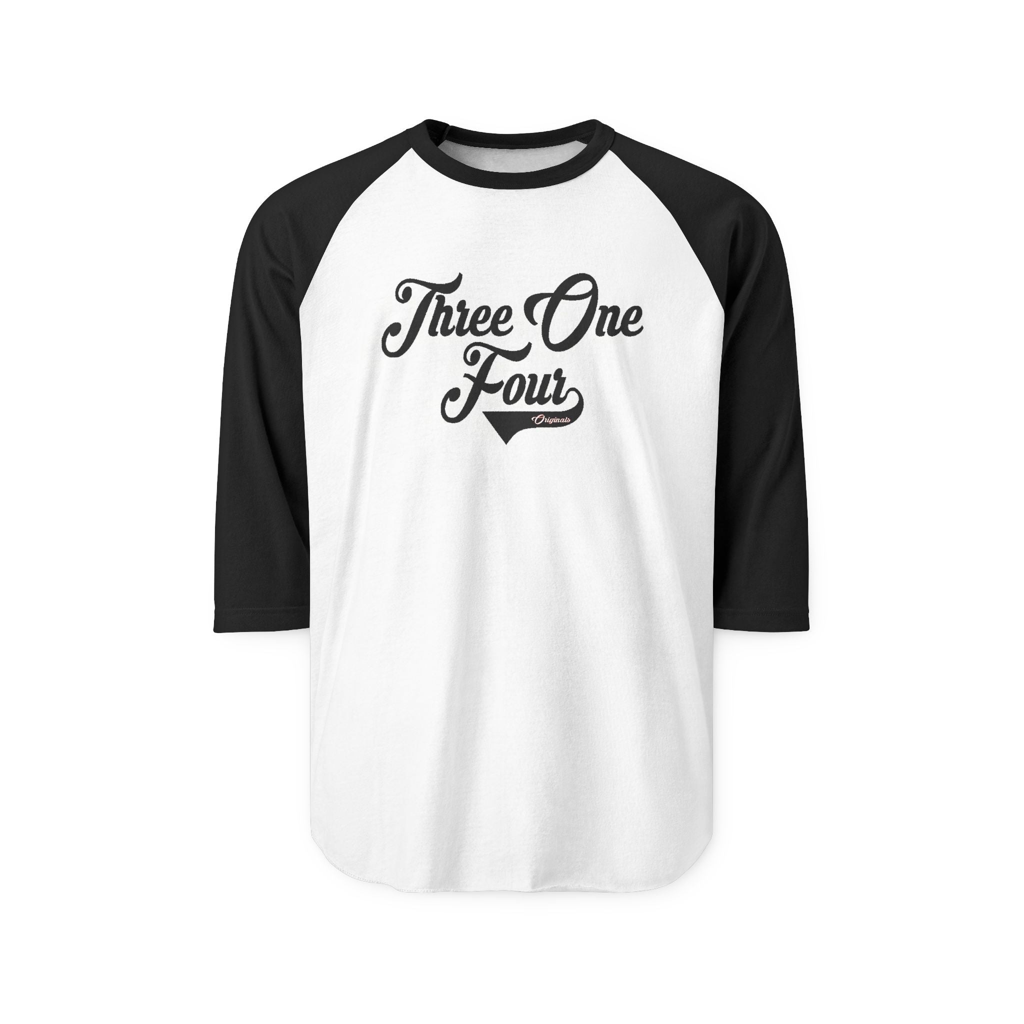 'Three One Four' Retro Script Baseball Tee - 314 Originals