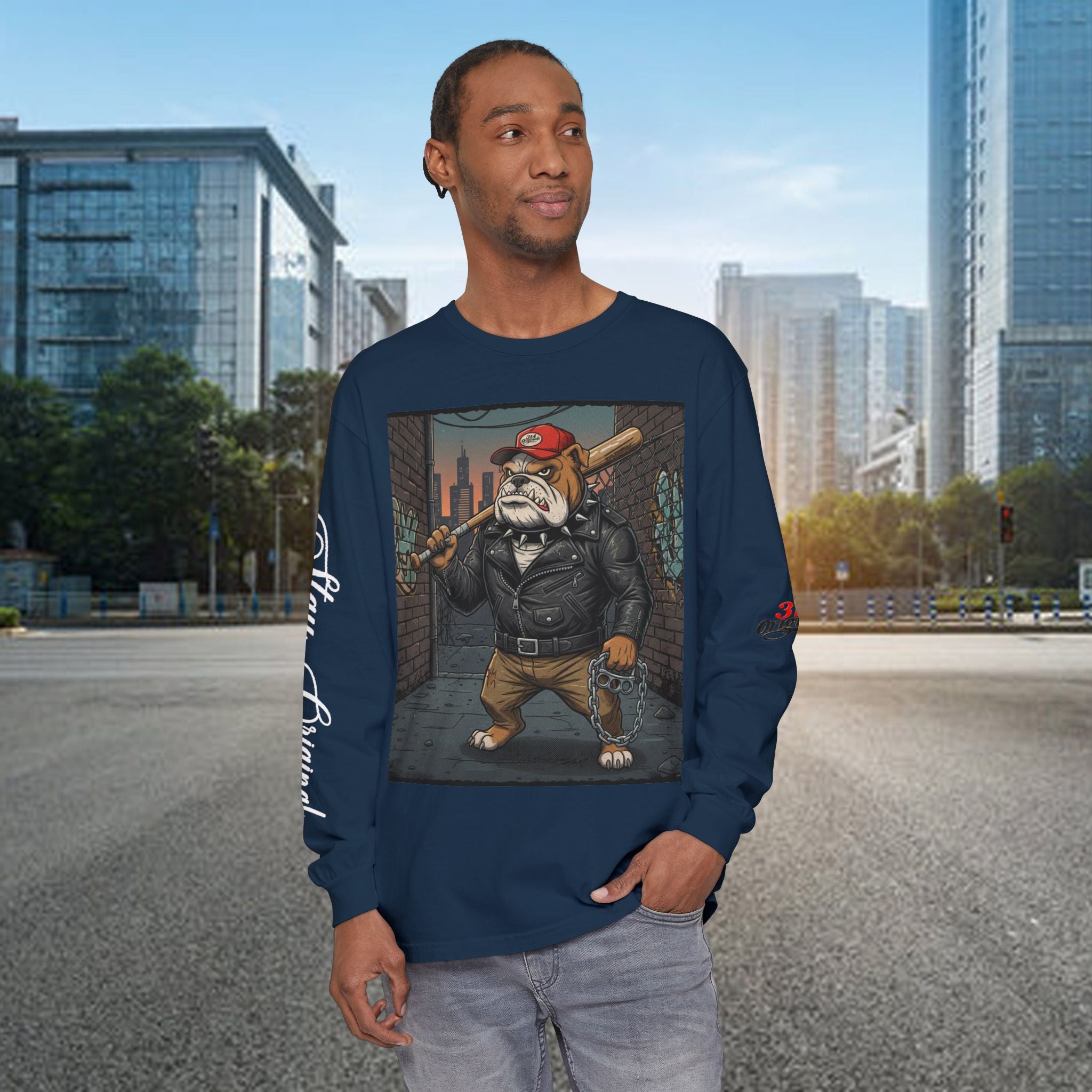 Stay Original Bulldog Brawler Long Sleeve T‑Shirt - 314 Originals