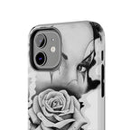 Noir Clown Face with Rose Shockproof Phone Cover - 314 Originals