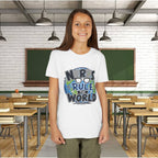 "Nerds Rule the World" Graphic Youth Girls Tee Shirt