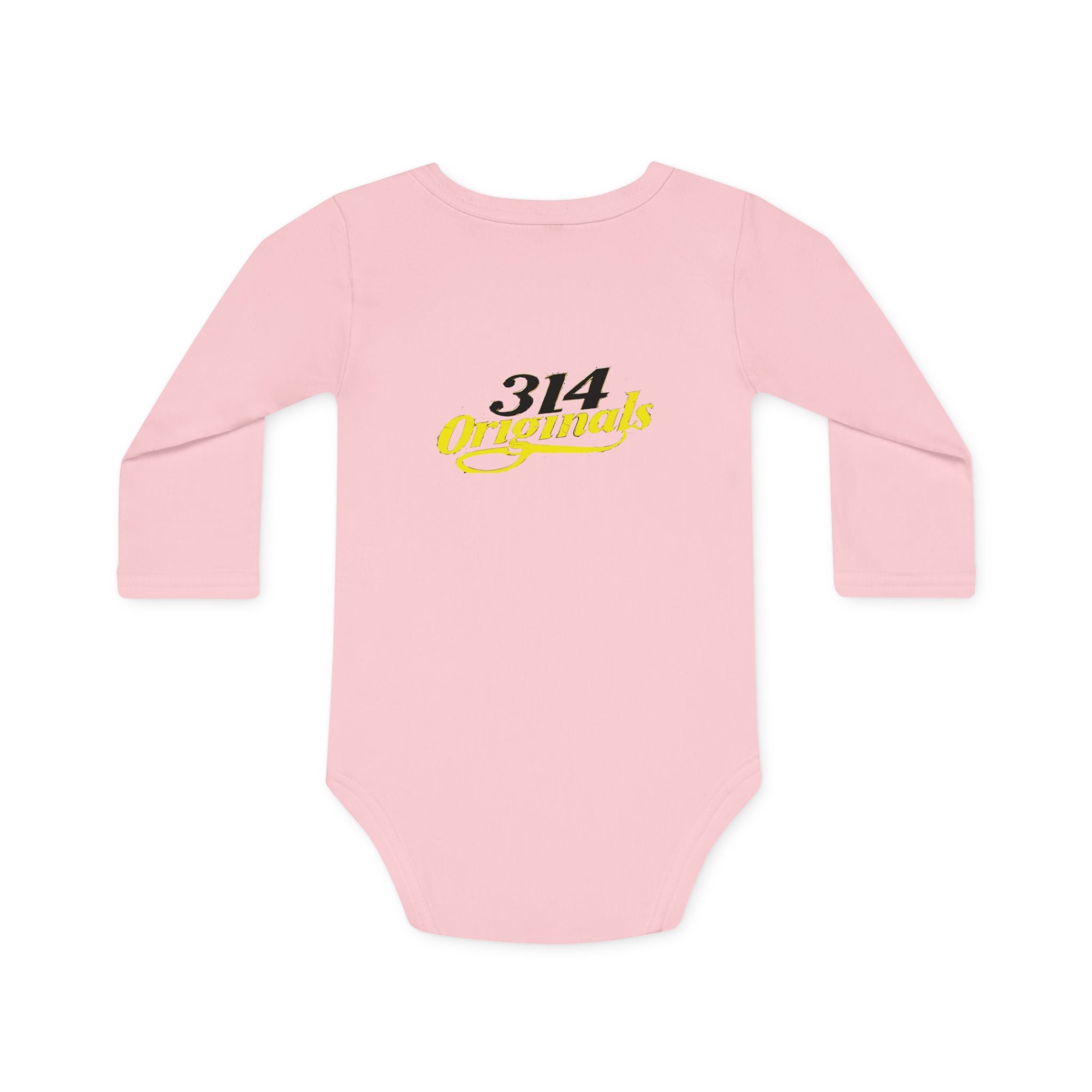 Caution: Cuteness Overload Baby Bodysuit – 314 Originals Long-Sleeve Organic Onesie - 314 Originals