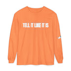 Tell It Like It Is Long Sleeve Tee — "No Scripts... No Filters... No Bullsh*t" Statement Shirt Printify Long-sleeve  314 Originals