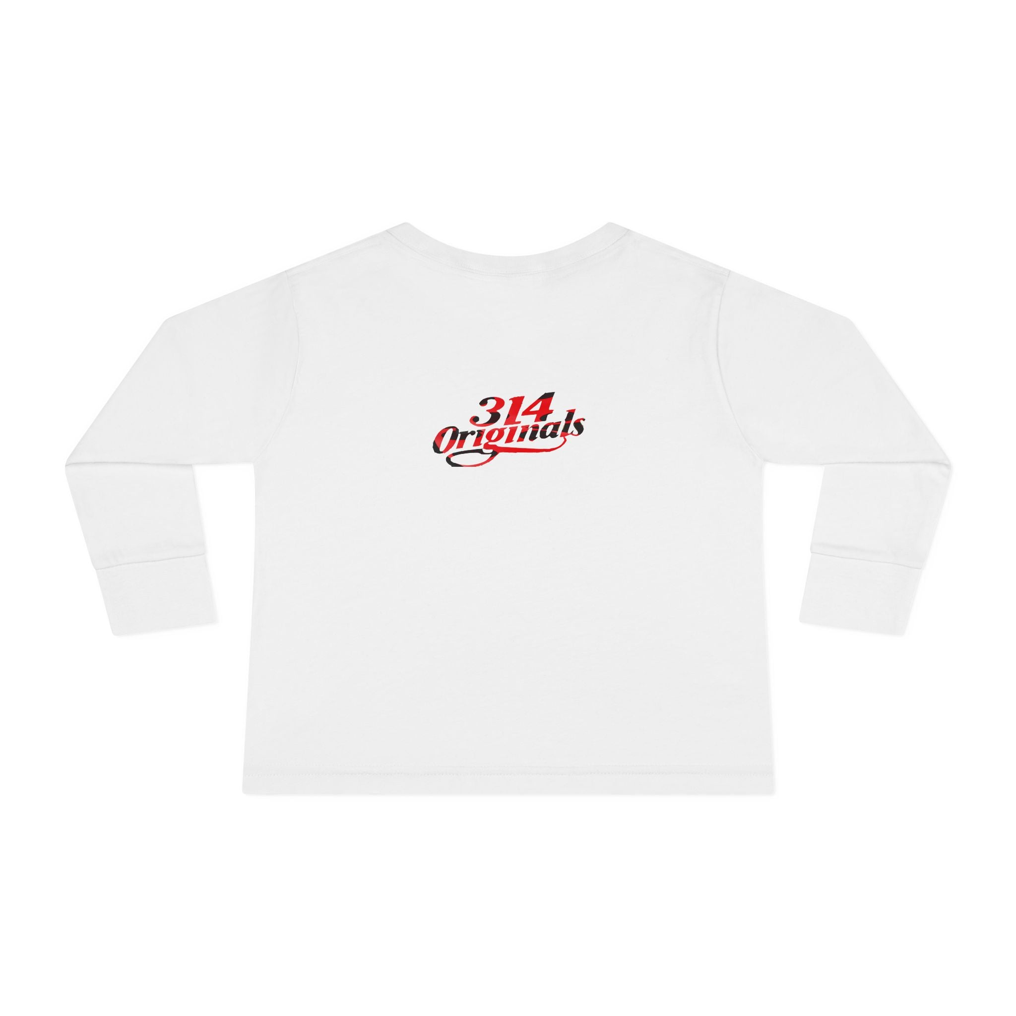 Toddler Long Sleeve Tee — Cute Ladybug Chest Design with “314 Original” Back - 314 Originals