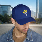 King's Gear Embroidered Crown Script Cap — 314 Original Closed-Back Structured Hat - 314 Originals