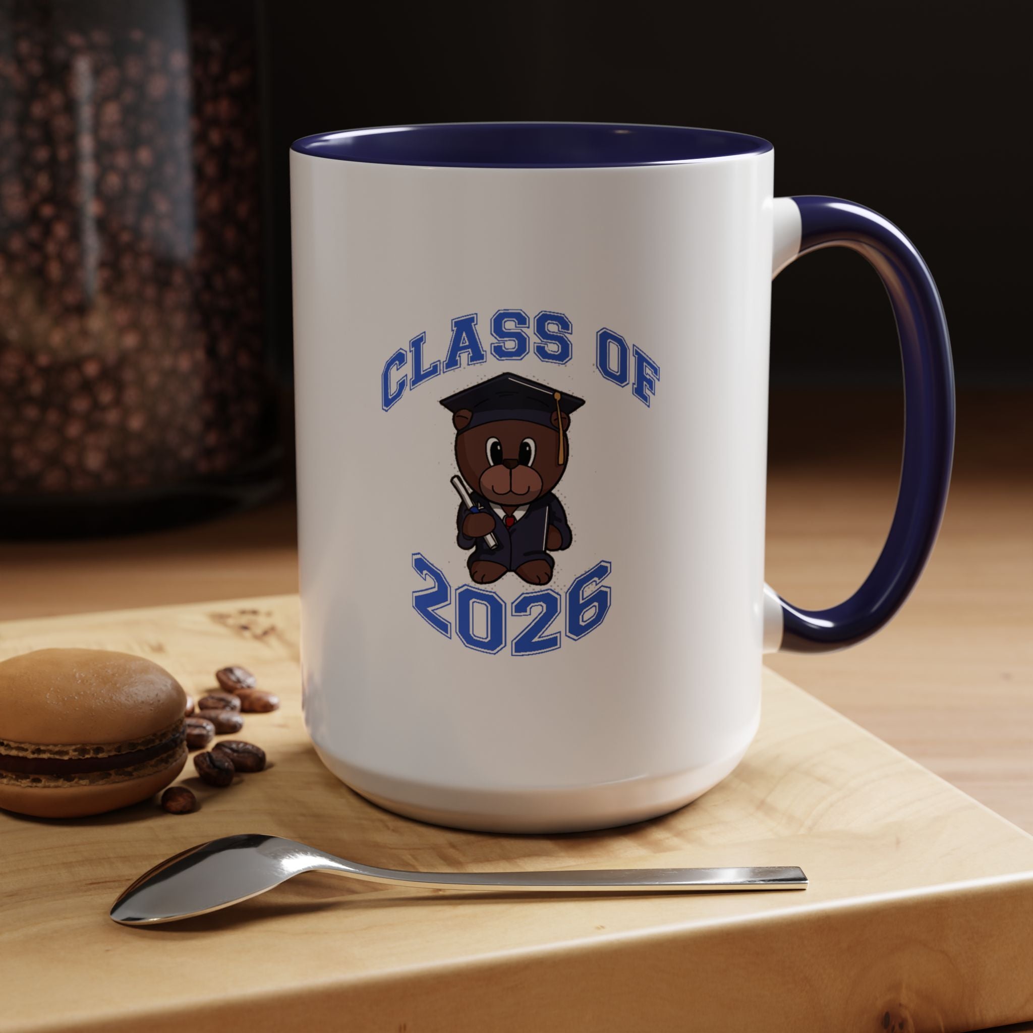 Graduation 2026 Accent Coffee Mug — Class of 2026 Grad Gift