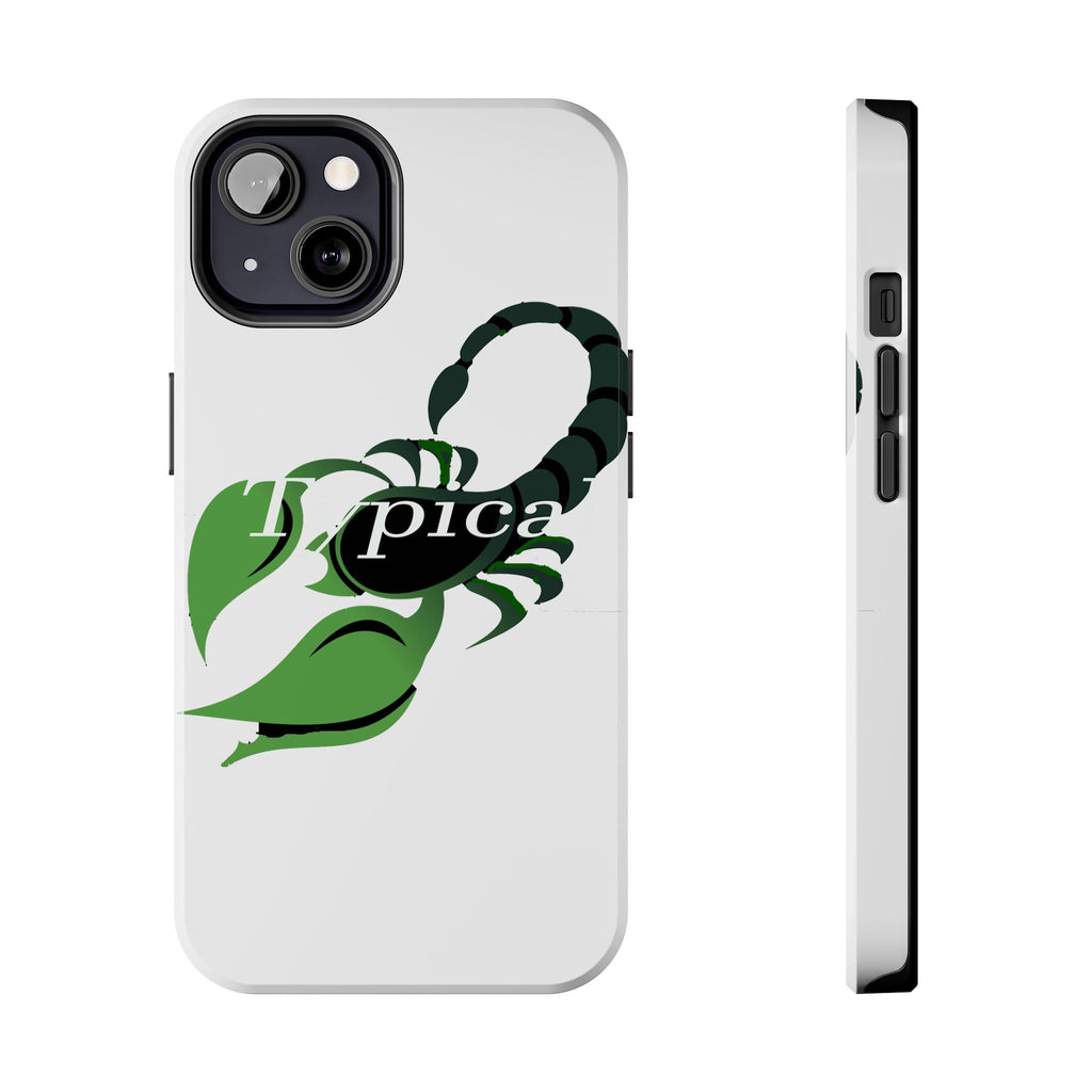 Scorpio Zodiac Tough Phone Case — Green Scorpion "Typical" Design Printify Phone Case  314 Originals