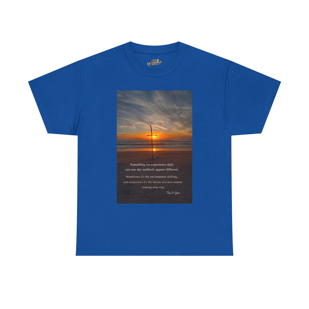 Sunset Beach Quote T‑Shirt — Inspirational Ocean Sunrise Tee - 314 Originals