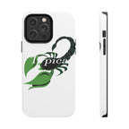 Scorpio Zodiac Tough Phone Case — Green Scorpion "Typical" Design Printify Phone Case  314 Originals