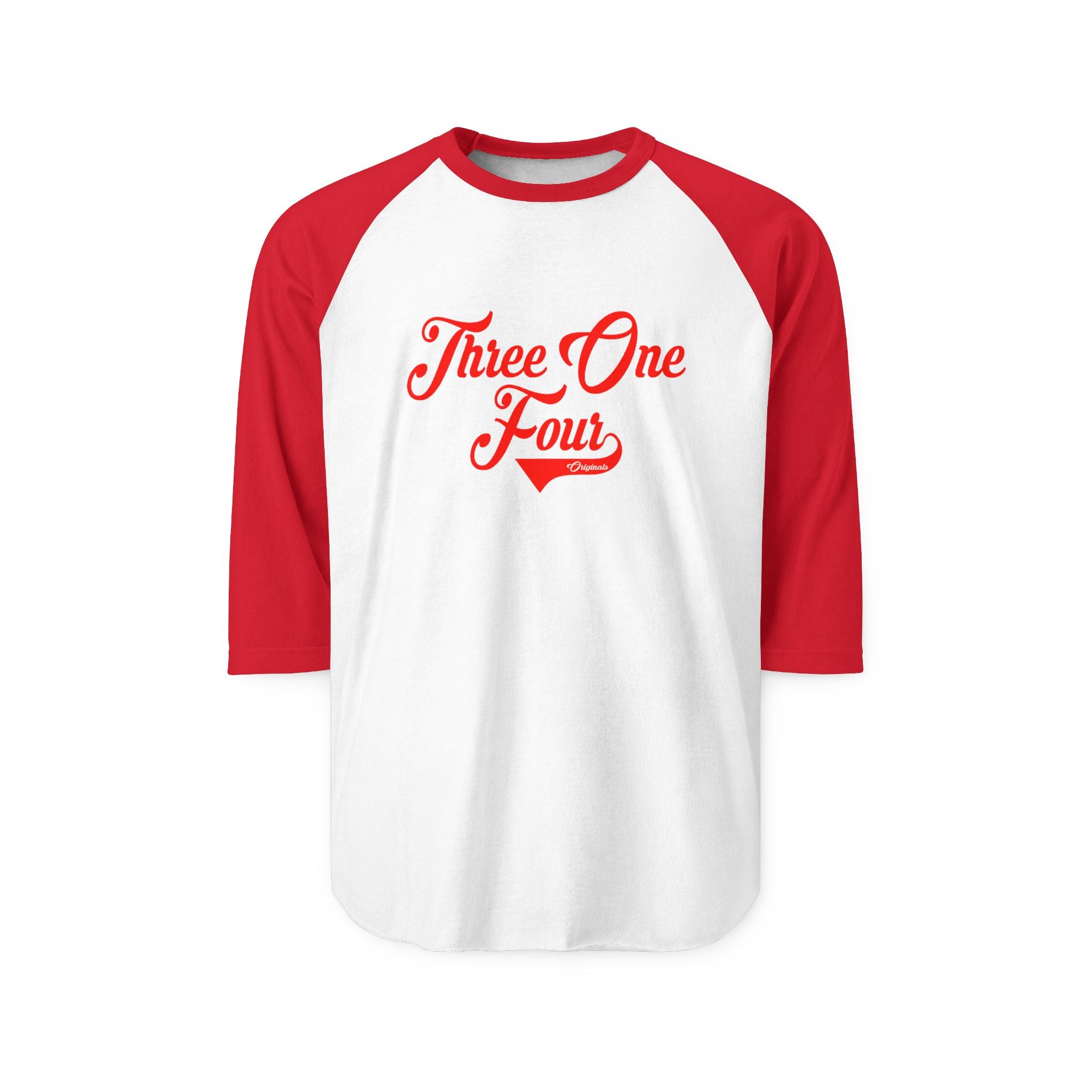 'Three One Four' Retro Script Baseball Tee - 314 Originals