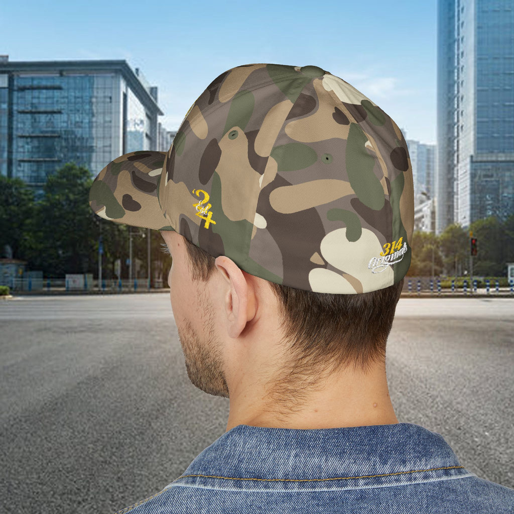 King's Gear Embroidered Crown Script Cap — 314 Original Closed-Back Structured Hat - 314 Originals