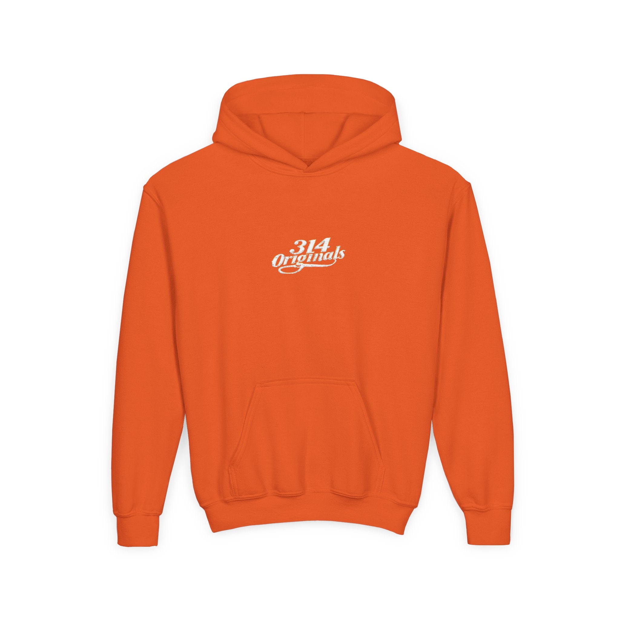 Youth Hoodie - "314 Originals" Retro Script Chest Logo - 314 Originals