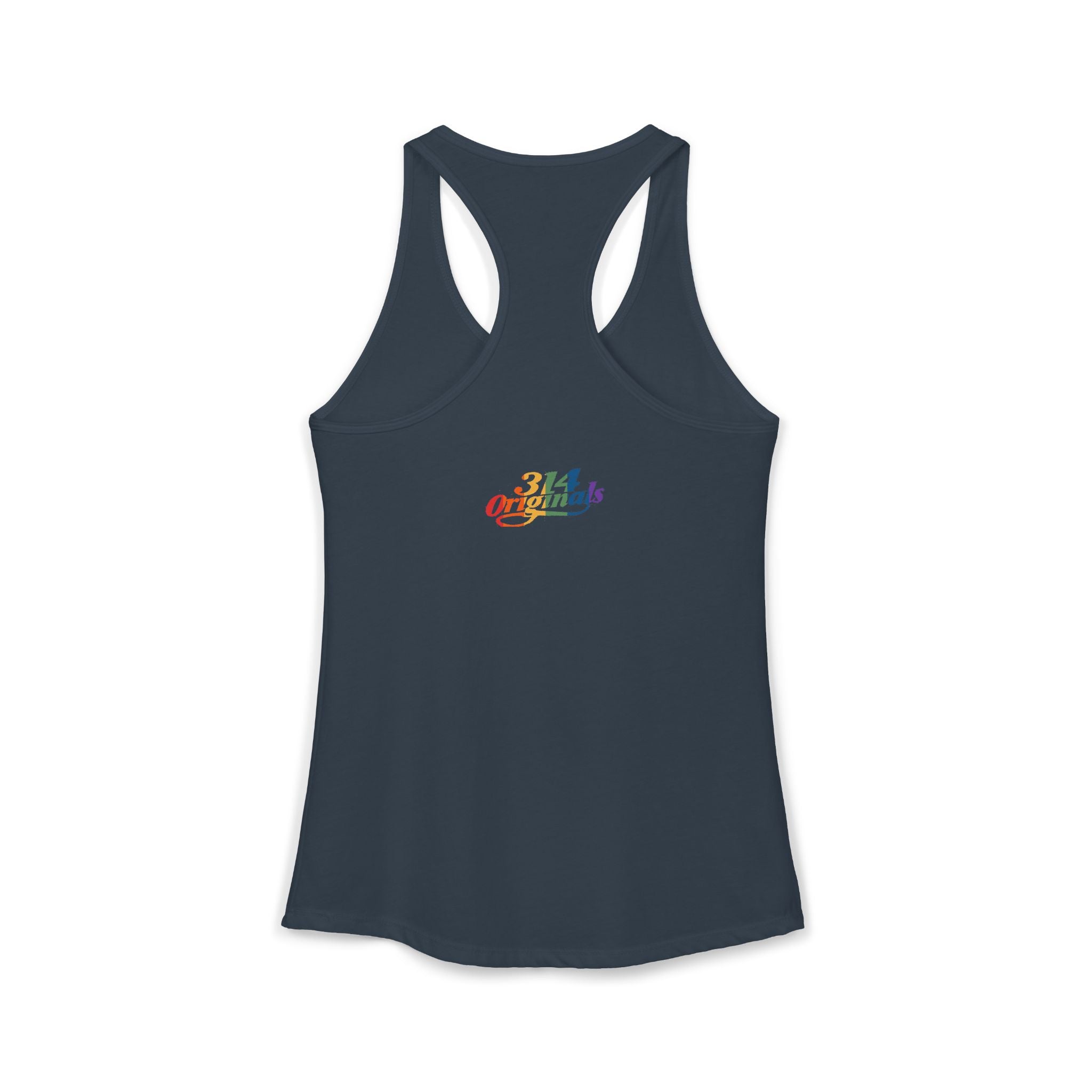 'PROUD' Women's Ideal Racerback Tank Printify Tank Top  314 Originals