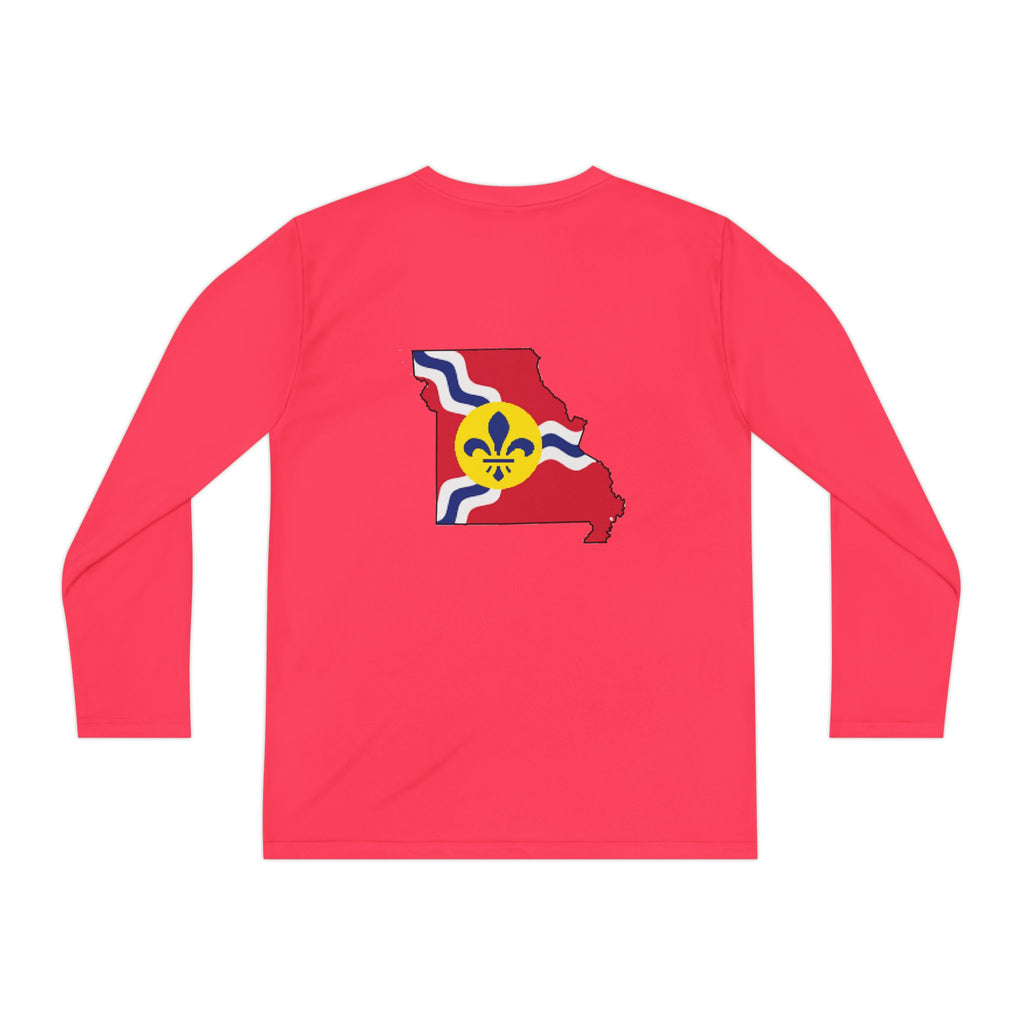 Missouri State Flag Youth Long Sleeve Tee