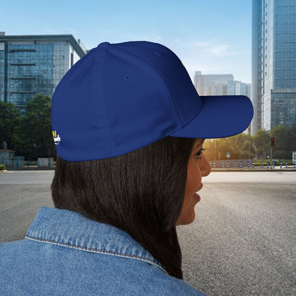 King's Gear Embroidered Crown Script Cap — 314 Original Closed-Back Structured Hat - 314 Originals