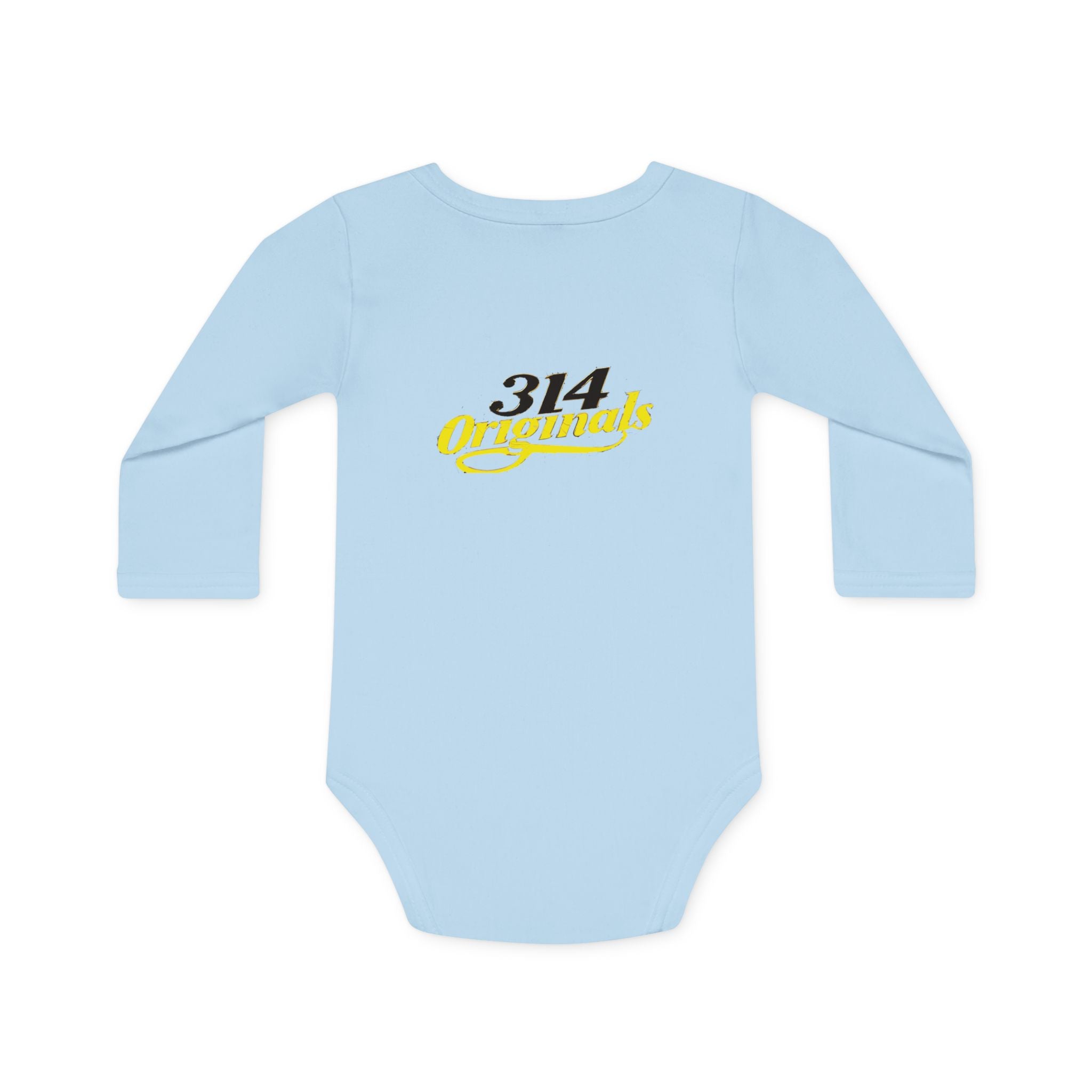Caution: Cuteness Overload Baby Bodysuit – 314 Originals Long-Sleeve Organic Onesie - 314 Originals