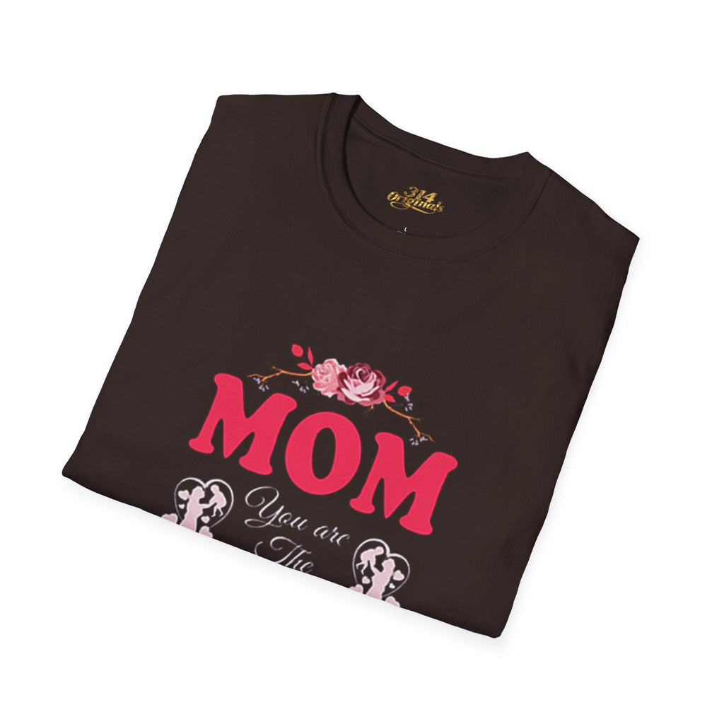 Mom You Are The Queen T‑Shirt — Floral Mother's Day Gift Printify T-Shirt  314 Originals