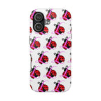 Ladybug Pattern Tough Phone Case — Cute Red & Pink Bug Design for Kids & Gift - 314 Originals