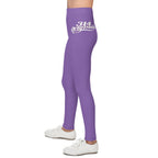 Purple 314 Script Kids' Printed Leggings - 314 Originals