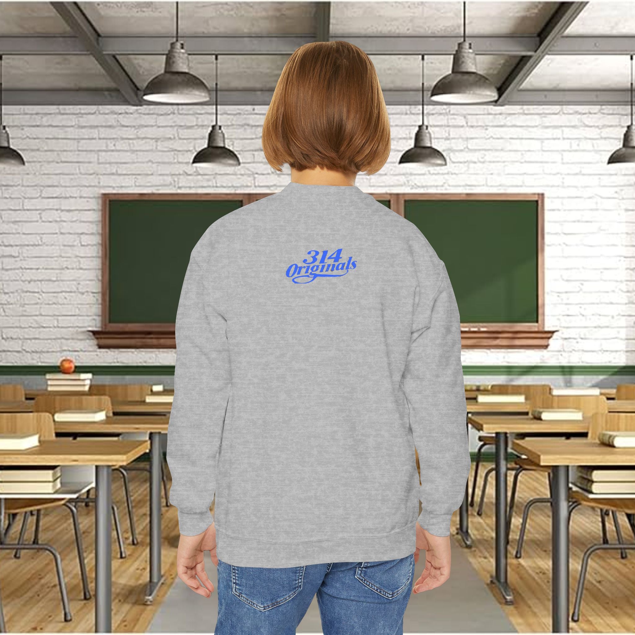 Class of 2026 Youth Crewneck Sweatshirt – Graduation Bear Design