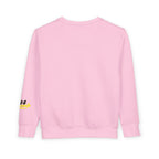 "Caution: Cuteness Overload" Kids Crewneck Toddler Sweatshirt - 314 Originals
