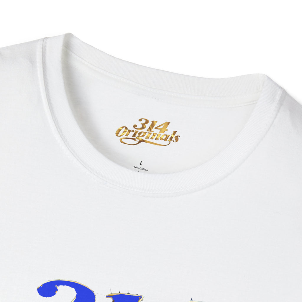 White t-shirt with '314 Originals' logo on a white background