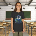 "Nerds Rule the World" Graphic Youth Girls Tee Shirt
