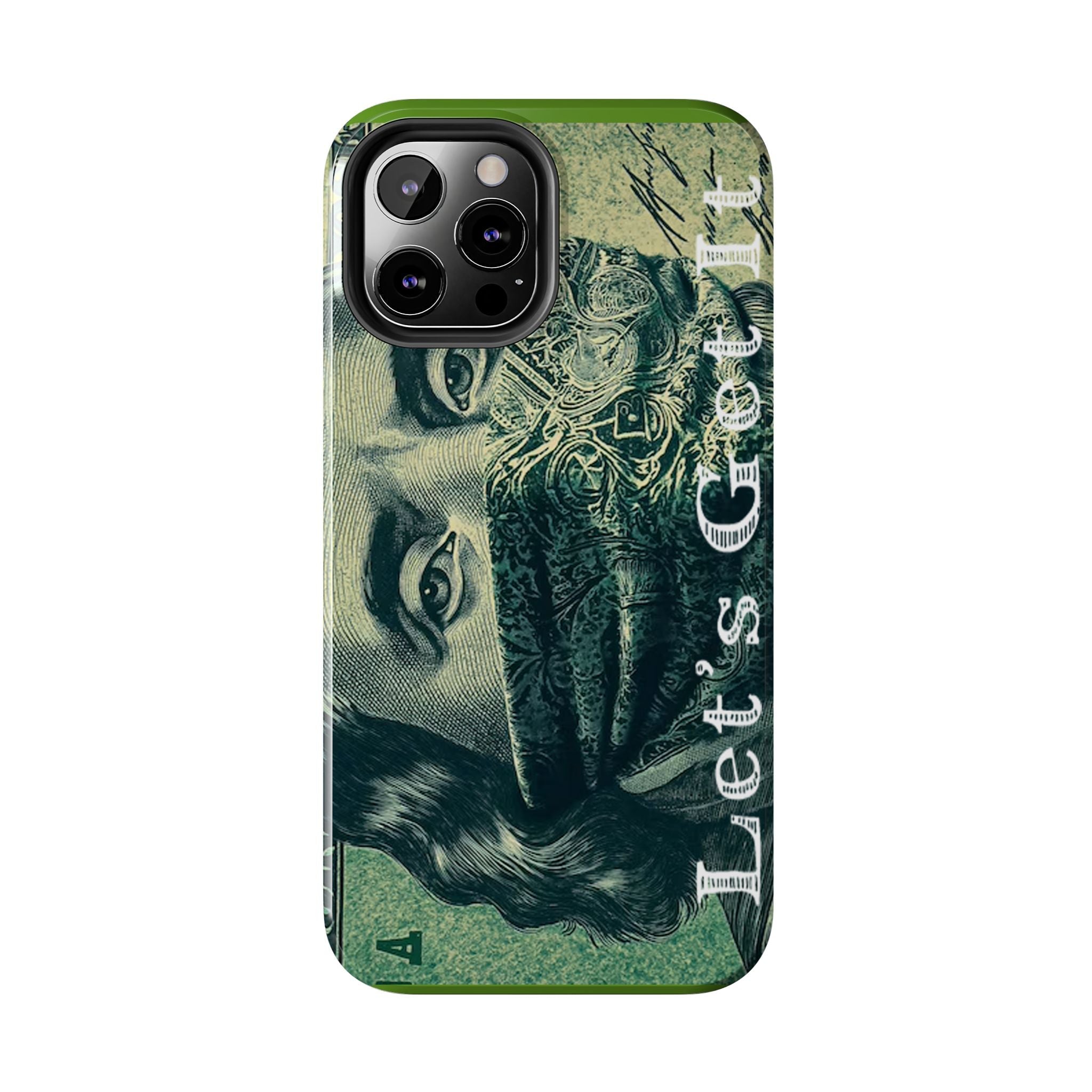 Ben Franklin "Let's Get It" Bandana Design Tough Phone Case Printify Phone Case  314 Originals