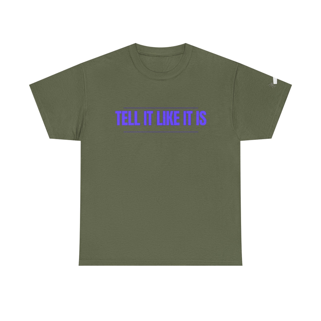 Tell It Like It Is Podcast — Bold Statement Graphic T‑Shirt ("No Scripts… No Filters… No Bullsh*t") Printify T-Shirt  314 Originals