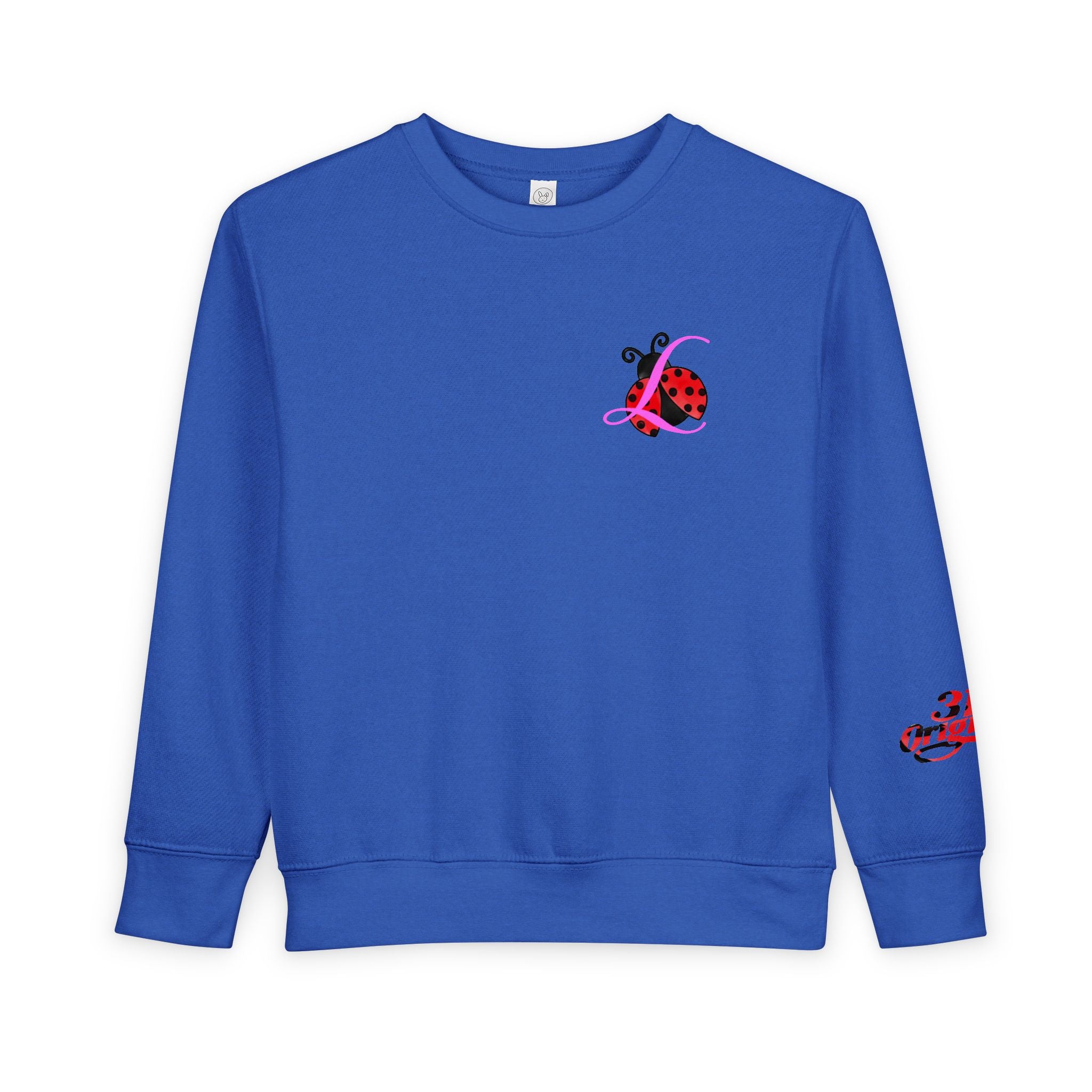 Toddler Sweatshirt — Cute Ladybug Graphic Crewneck for Kids