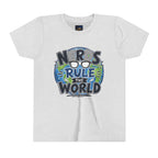 "Nerds Rule the World" Graphic Youth Girls Tee Shirt