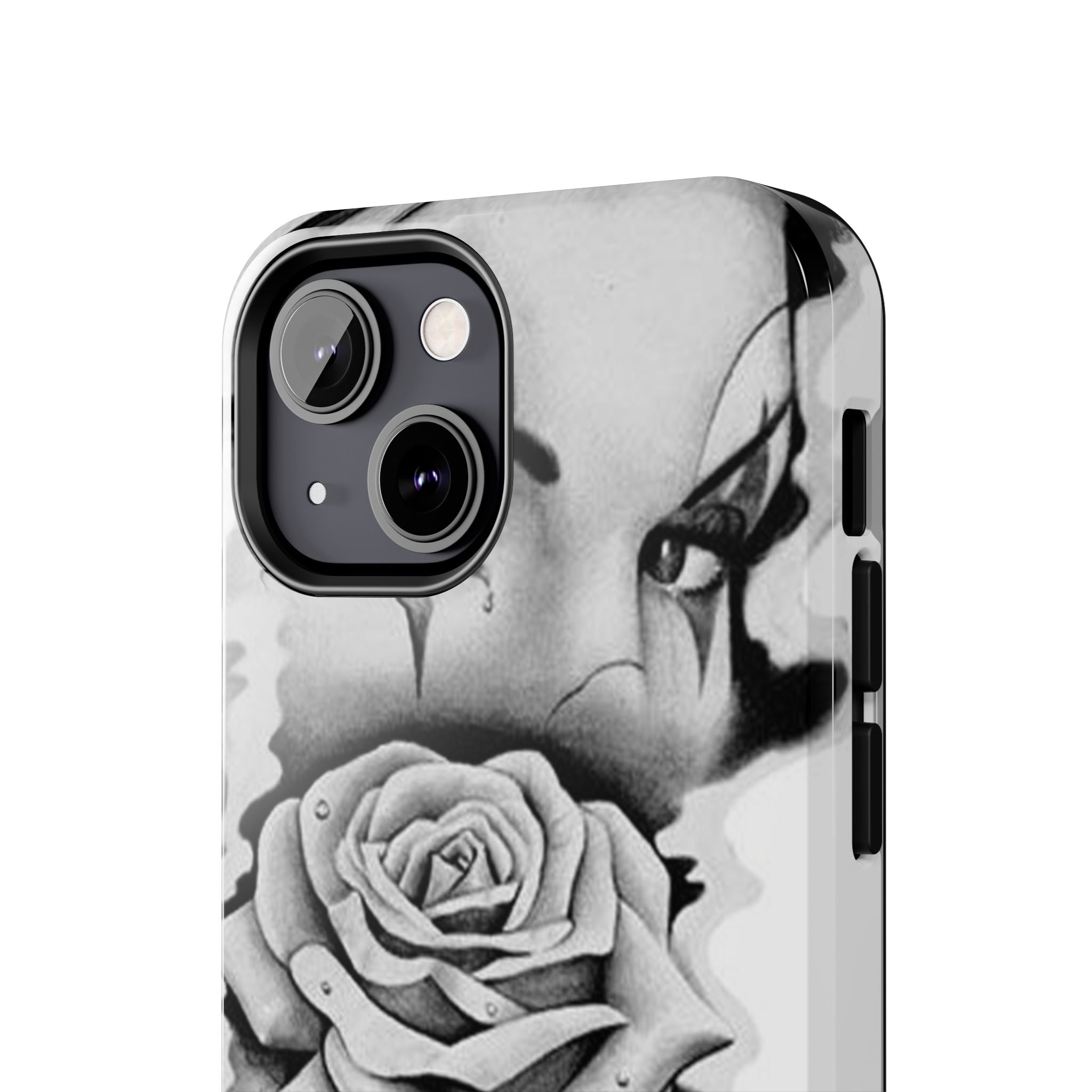 Noir Clown Face with Rose Shockproof Phone Cover - 314 Originals