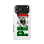 Mexico Pride Tough Phone Case — Mexican Flag Vertical 'PRIDE' Design Printify Phone Case  314 Originals