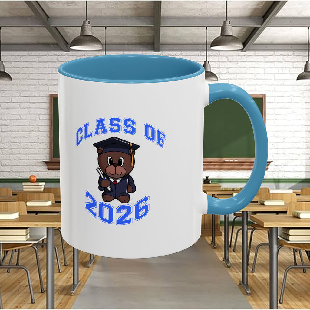Graduation 2026 Accent Coffee Mug — Class of 2026 Grad Gift