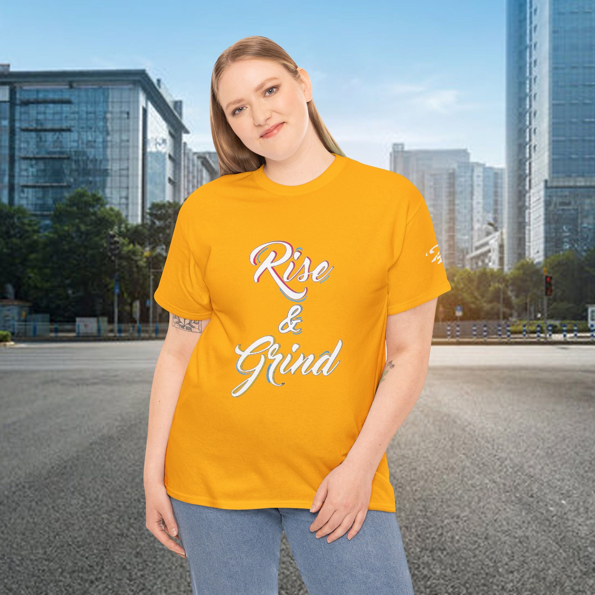 Rise & Grind T-Shirt — Motivational Graphic Tee for Hustle Mindset - 314 Originals