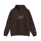Legend Script Hoodie-Cozy Pullover with Gold Text - 314 Originals