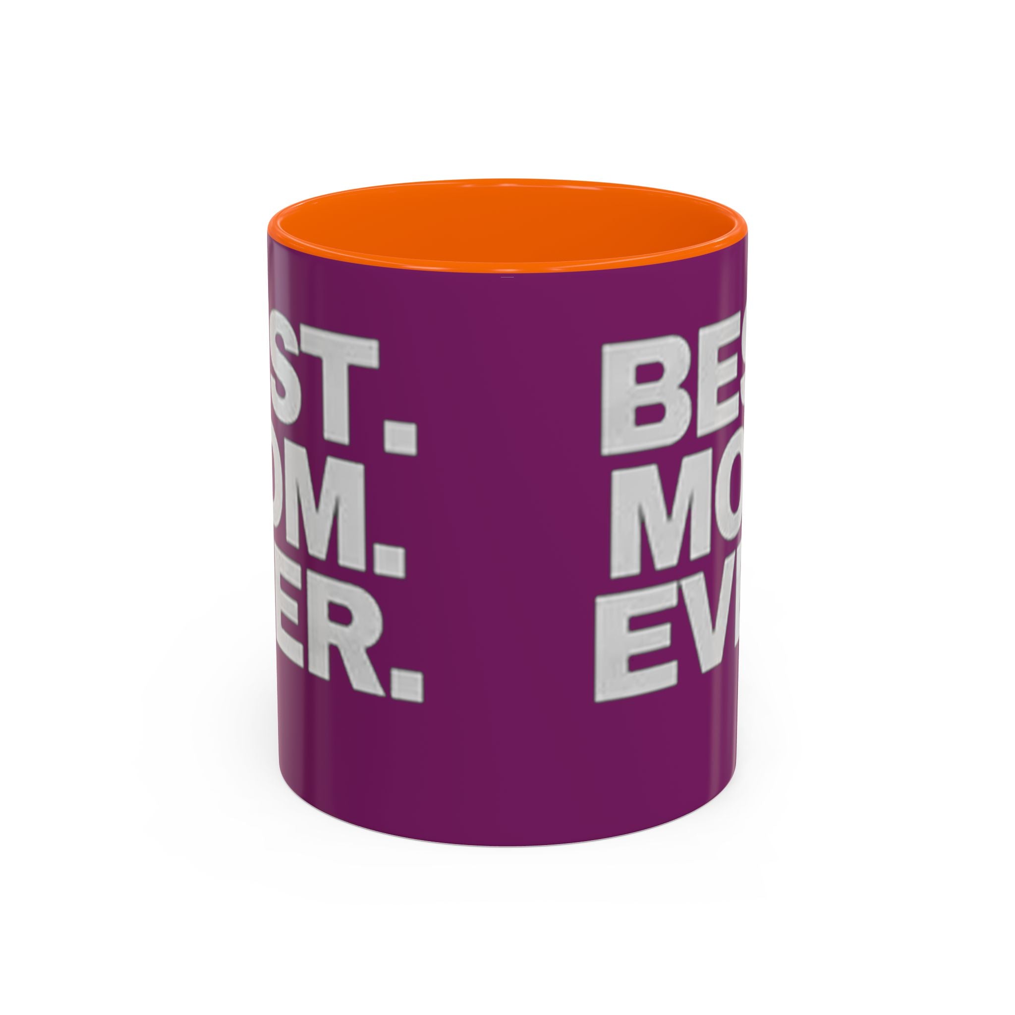 Best. Mom. Ever. Purple Accent Coffee Mug Printify Mug  314 Originals