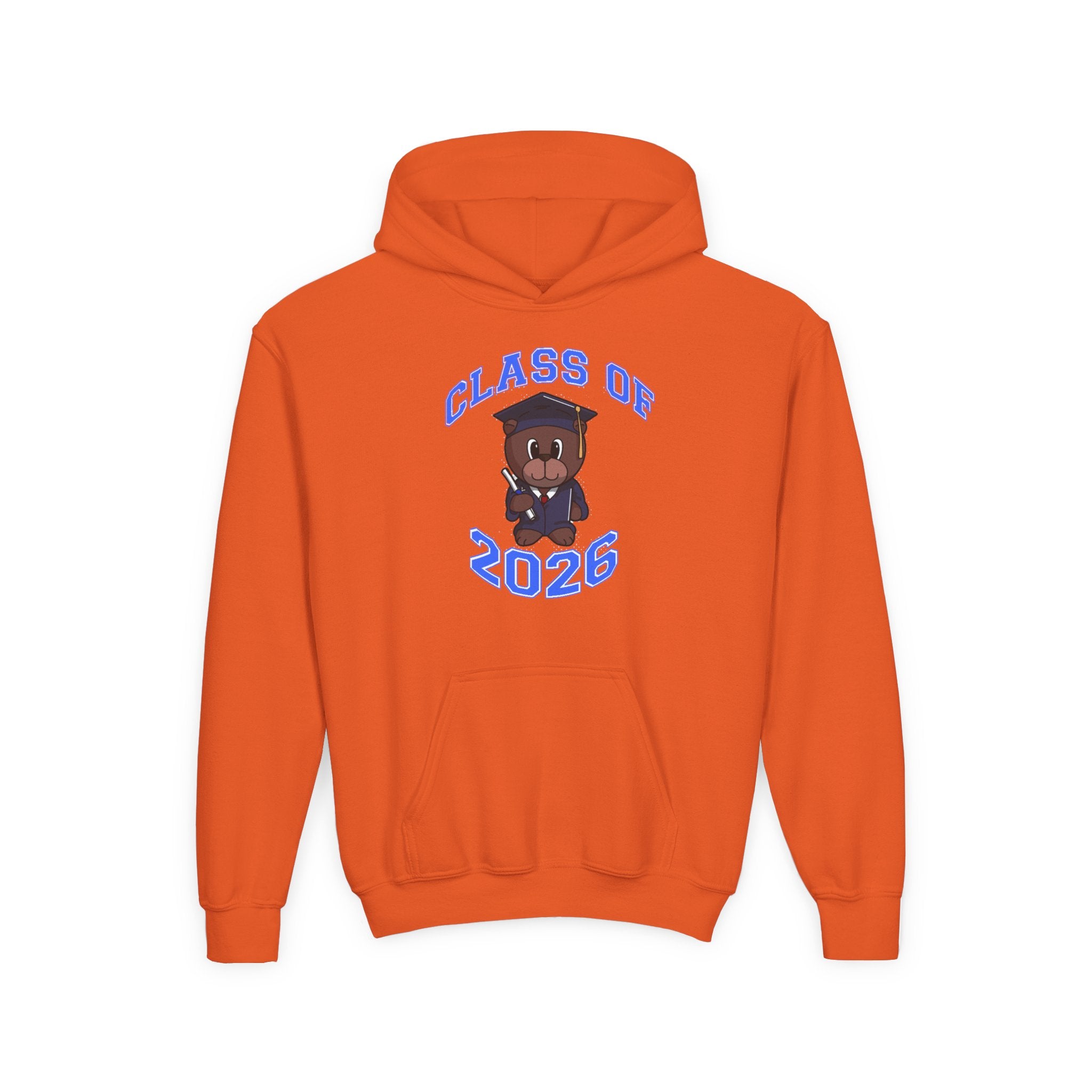 Youth Hoodie - 'Class of 2026' Graduation Bear Hoodie with '314 Originals' Back Print