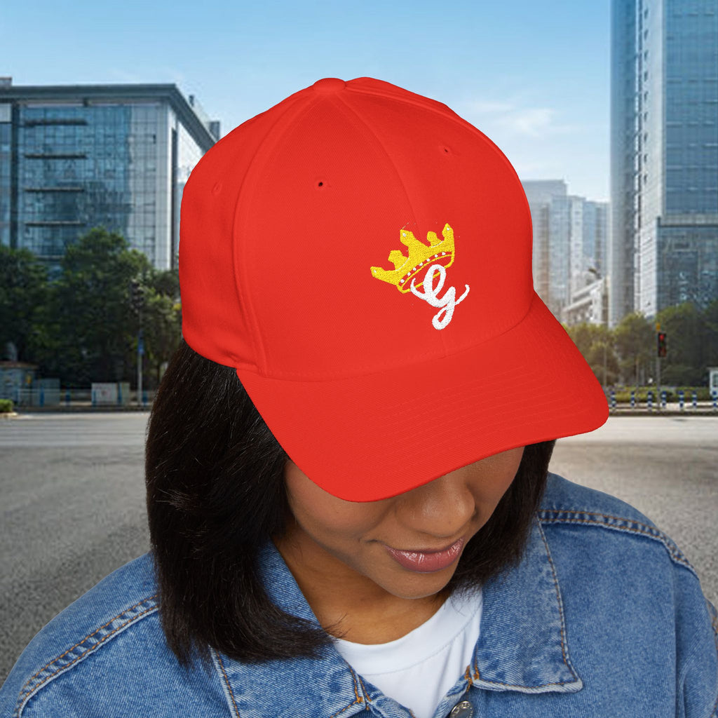 King's Gear Embroidered Crown Script Cap — 314 Original Closed-Back Structured Hat - 314 Originals