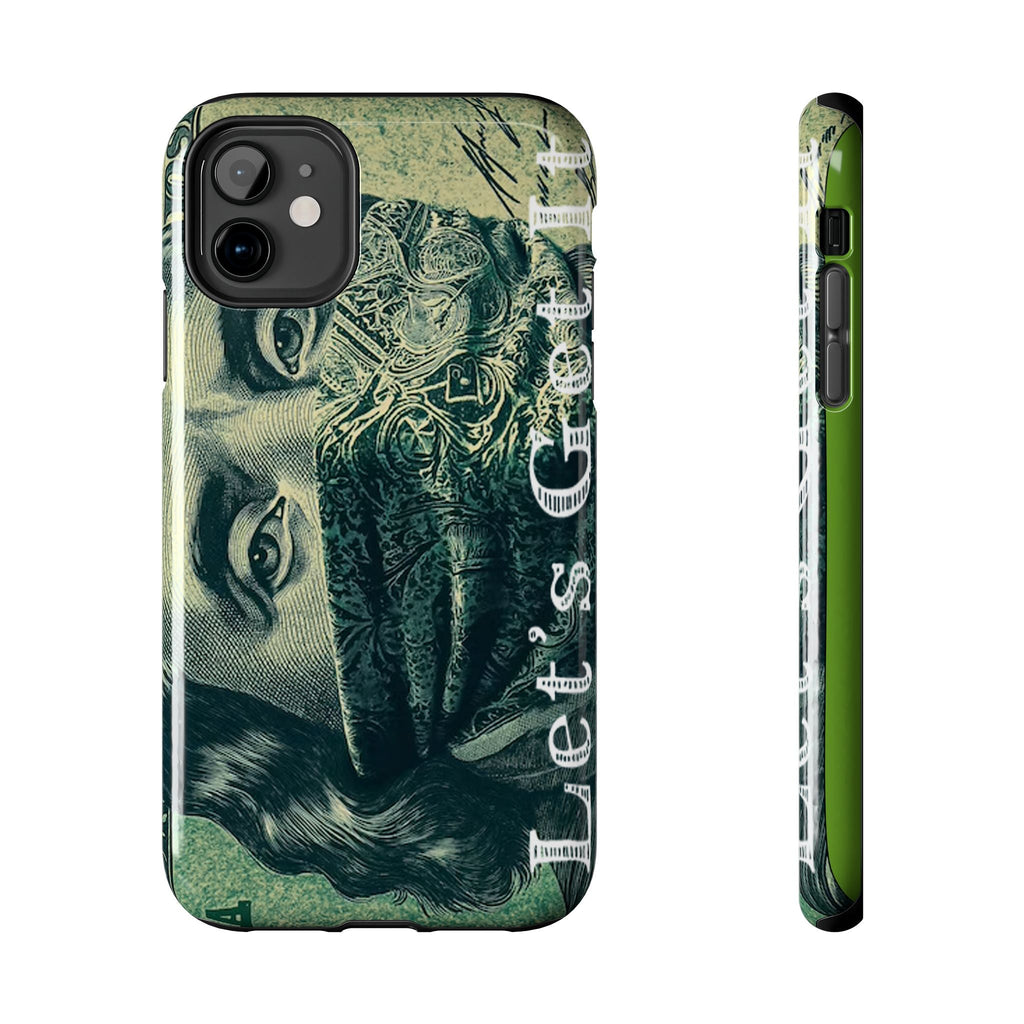 Ben Franklin "Let's Get It" Bandana Design Tough Phone Case Printify Phone Case  314 Originals