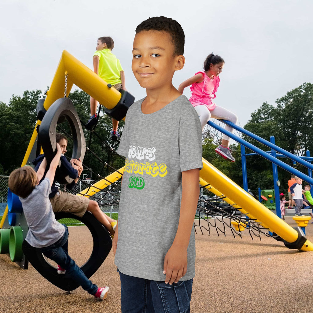Boys "Favorite Kid" Retro Yellow & Green Graphic T-Shirt - 314 Originals