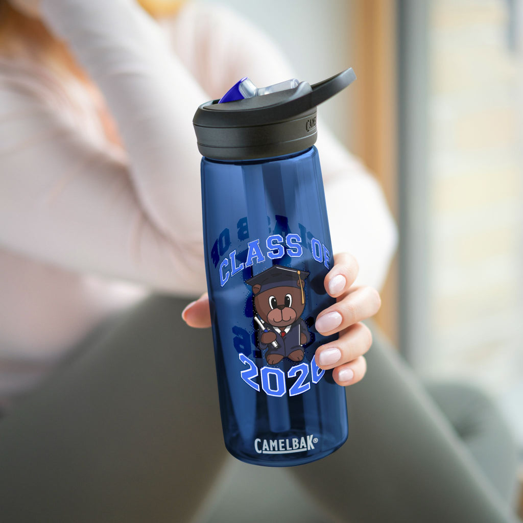 Class of 2026 Graduation Bear Design Water Bottle
