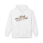 314 Originals Brown Camo Hoodie — Retro Script Logo Pullover - 314 Originals