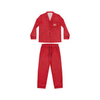 Red Satin Women's Pajama Set — Luxurious Button-Up Sleepwear - 314 Originals