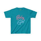 "Baby Girl" Pastel Script Shirt - 314 Originals