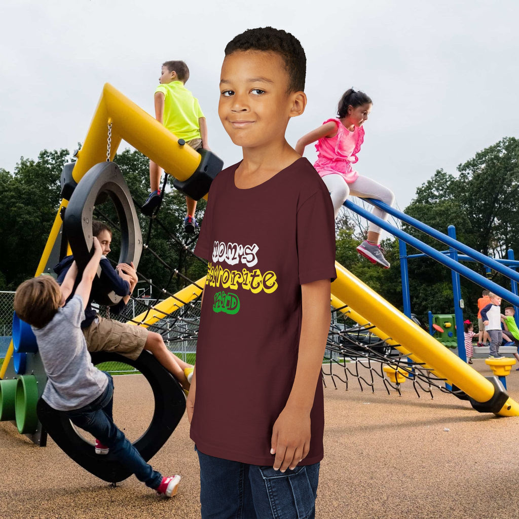Boys "Favorite Kid" Retro Yellow & Green Graphic T-Shirt - 314 Originals