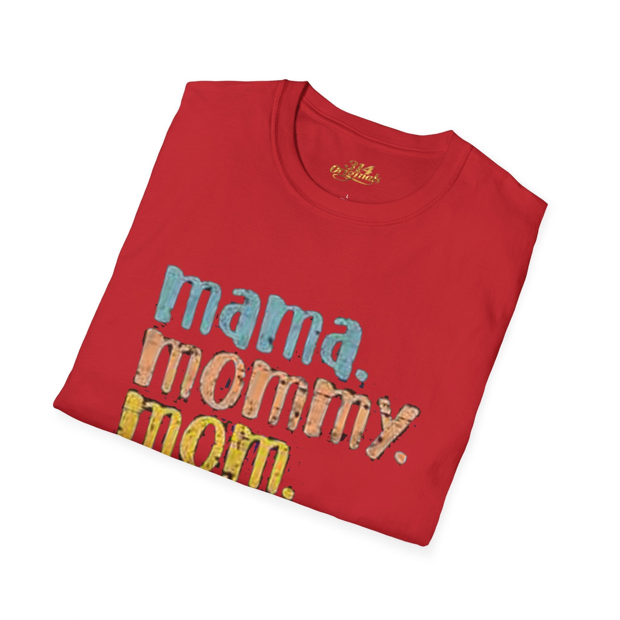 Mama Mommy Mom Bruh T-Shirt – Funny Retro Mom Graphic Tee Printify T-Shirt  314 Originals