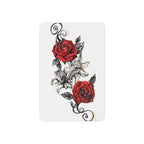 Red Rose & Lily Temporary Tattoo — Floral Vine Body Art Sticker - 314 Originals