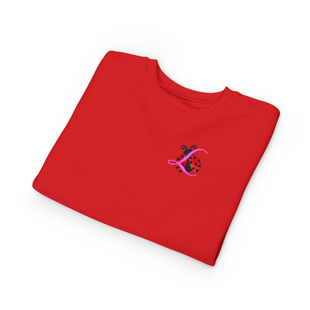 Toddler Sweatshirt — Cute Ladybug Graphic Crewneck for Kids - 314 Originals