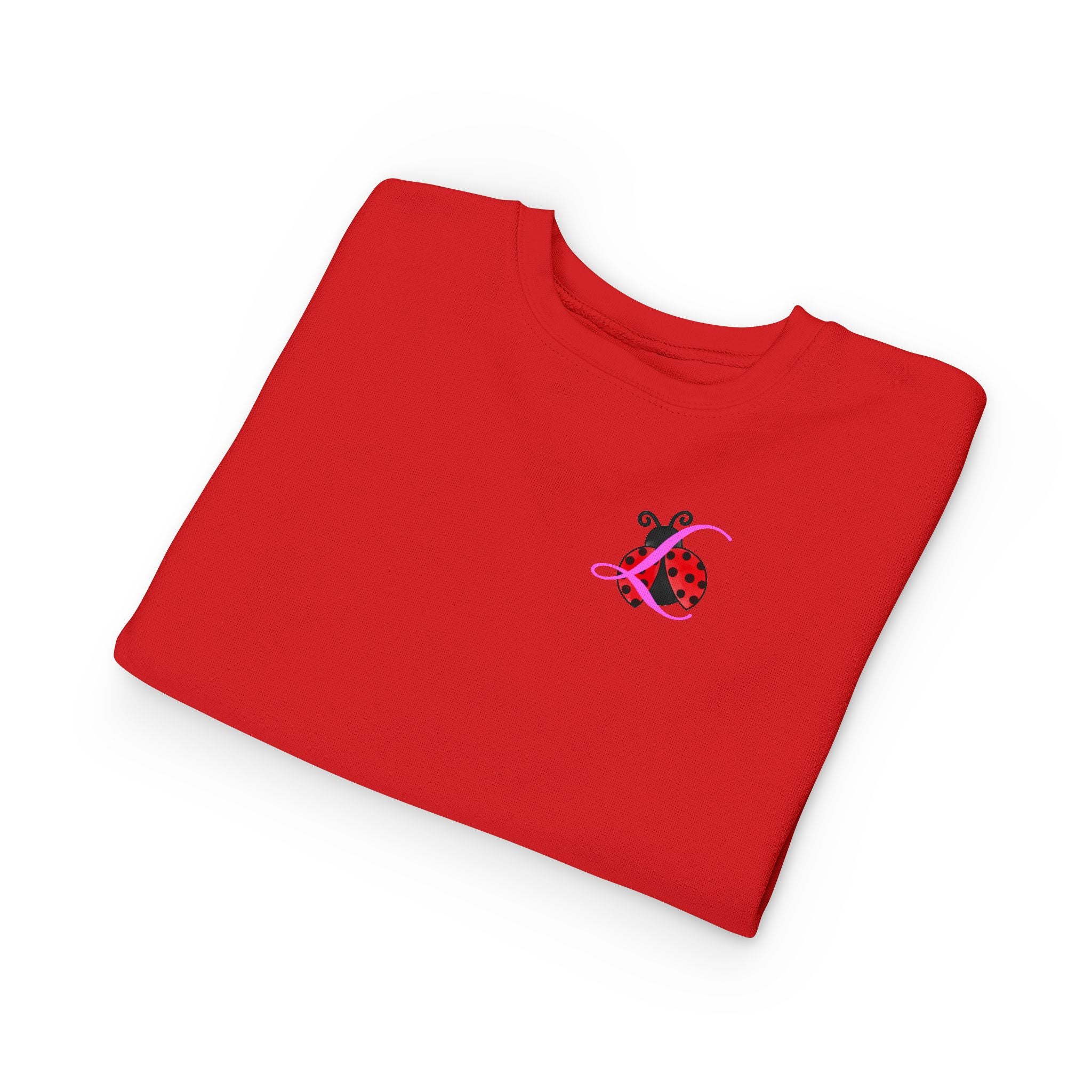 Toddler Sweatshirt — Cute Ladybug Graphic Crewneck for Kids - 314 Originals