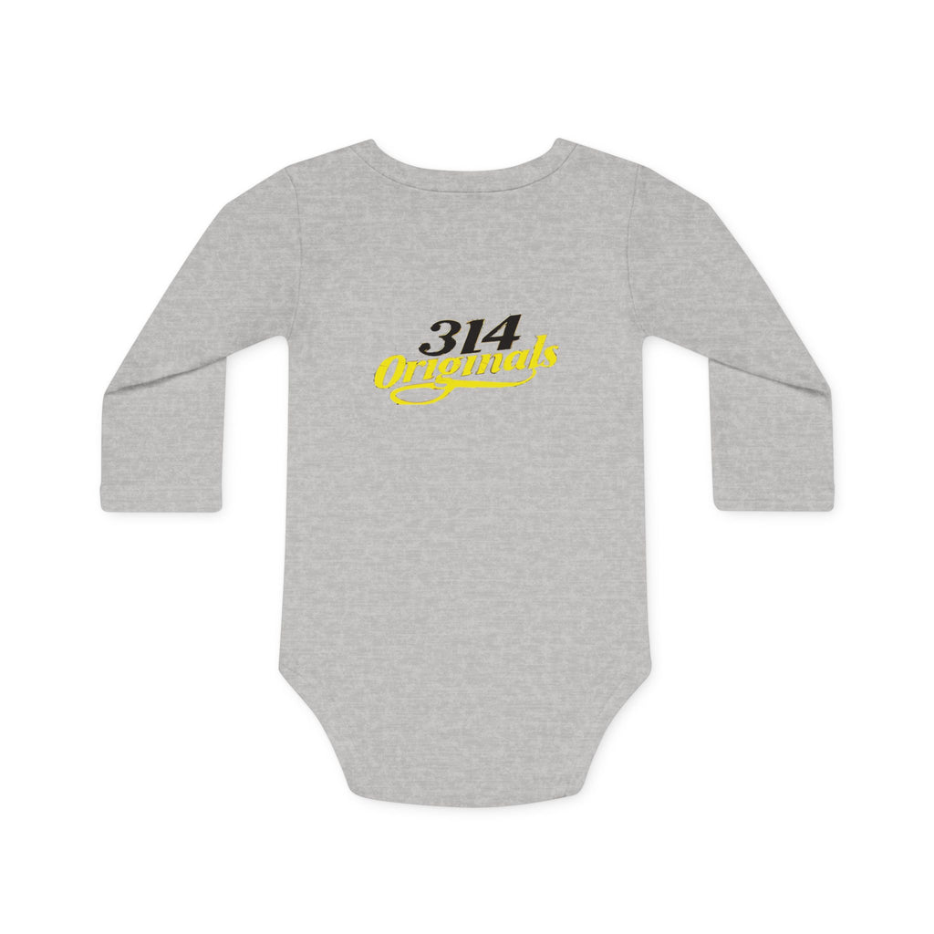 Caution: Cuteness Overload Baby Bodysuit – 314 Originals Long-Sleeve Organic Onesie - 314 Originals